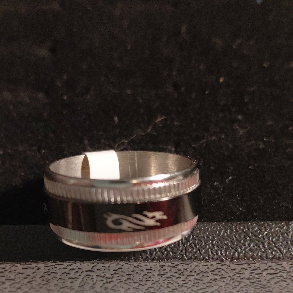 Stainless Steel Men Ring Size 10